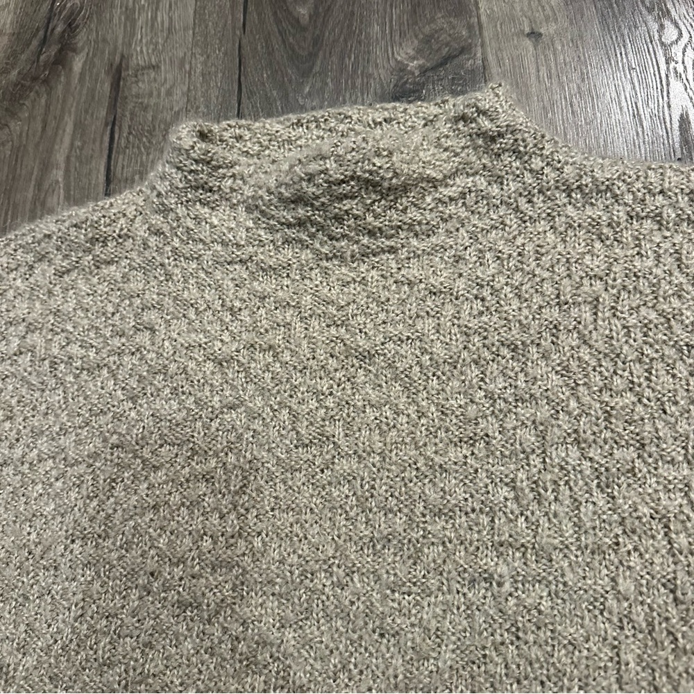 VINTAGE Alps Sweater Women's Sz Medium High Neck Chunky Knit Mohair Ski Aspen - Picture 2 of 9